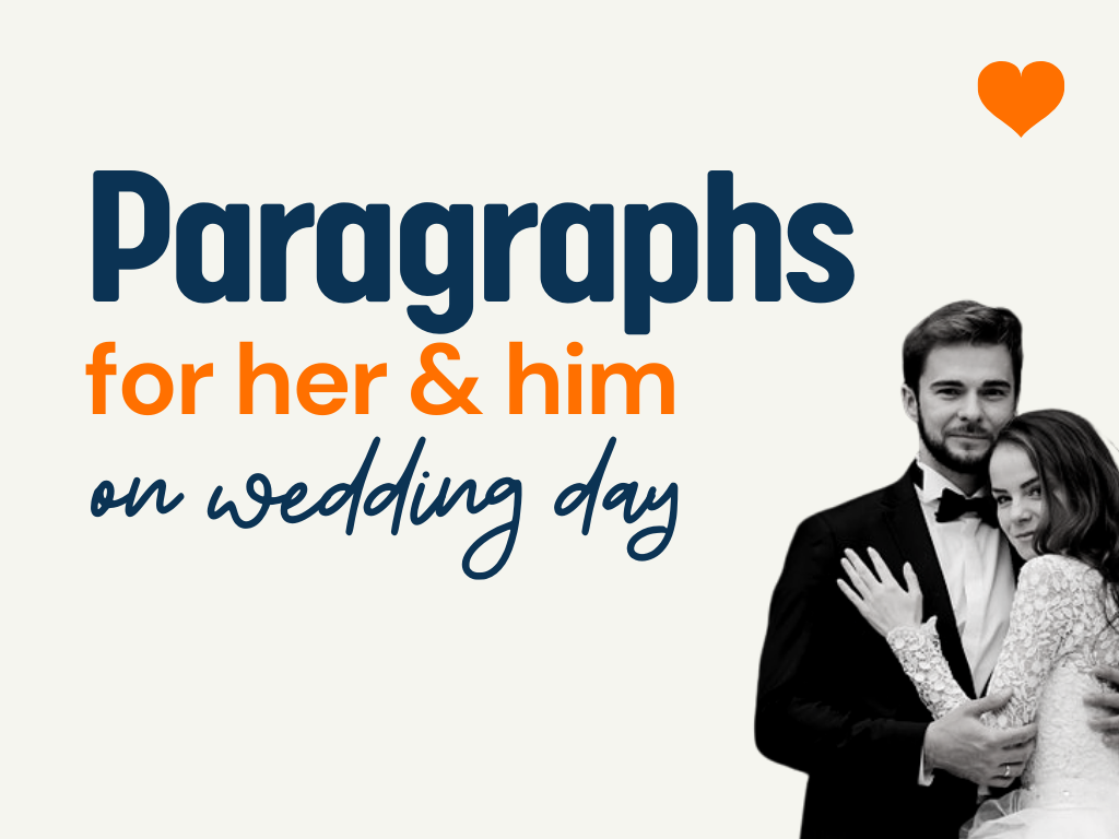 41+ Alluring Wedding Day Paragraphs for Your Love Partner